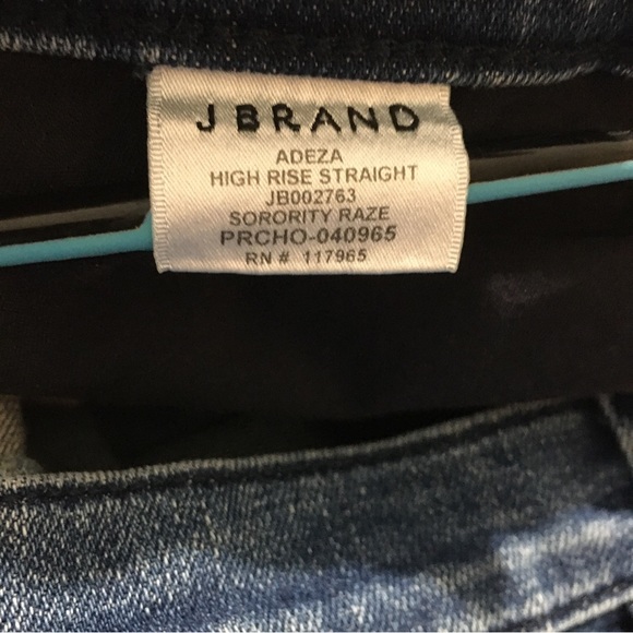 J Brand x Theory Highrise Straight Adeza Jeans size 28. - Picture 9 of 10